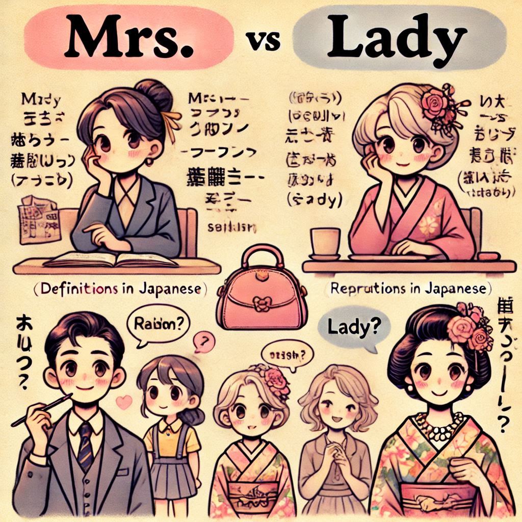 夫人と婦人の定義と日本語での表現の違い。